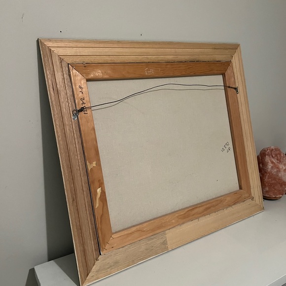 H Gailey Original Oil on Canvas Painting - Picture 2 of 5